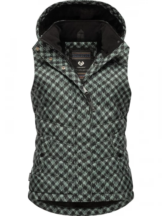 Foto van product Ragwear Bodywarmer 'Hesty' mintgroen / zwart