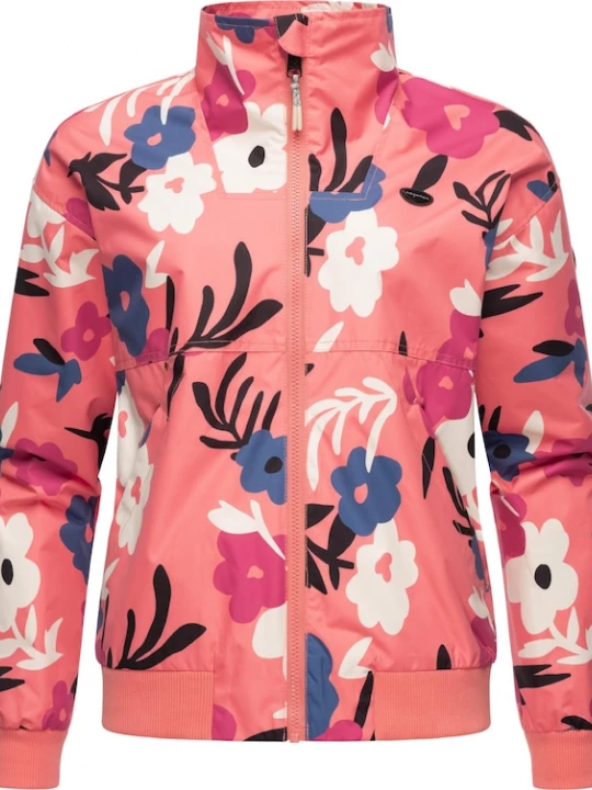 Foto van product Ragwear Functionele jas 'Goona' navy / koraal / pink / wit