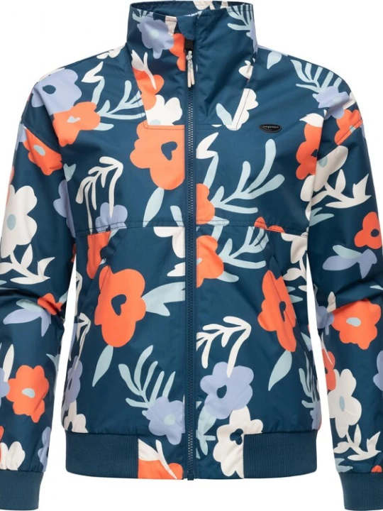Foto van product Ragwear Functionele jas 'Goona' petrol / pastelgroen / oranje