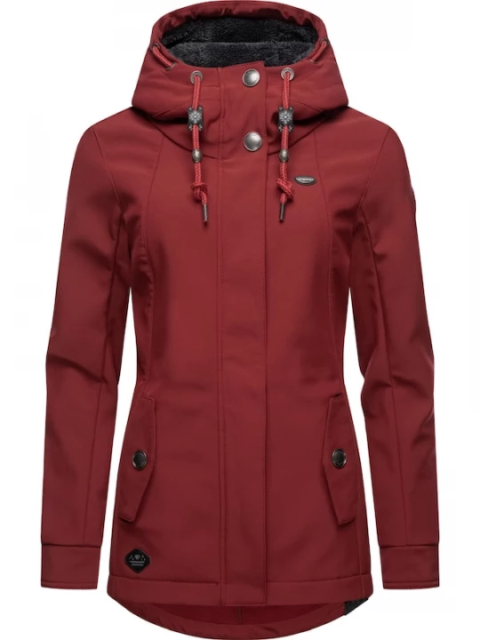 Foto van product Ragwear Functionele jas 'Monadde' kersrood / zwart / wit