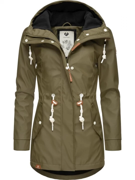 Foto van product Ragwear Functionele jas 'Monadis' karamel / olijfgroen / wit
