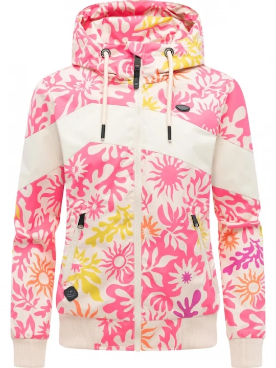Foto van product Ragwear Functionele jas 'Nuggie' crème / curry / lila / pitaja roze