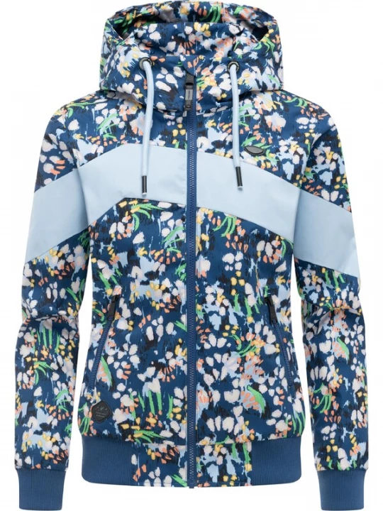 Foto van product Ragwear Functionele jas 'Nuggie' lichtblauw / donkerblauw / jade groen / oranje