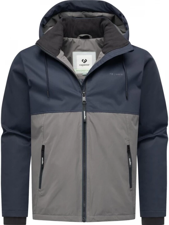 Foto van product Ragwear Functionele jas 'Roaan' navy / lichtgrijs