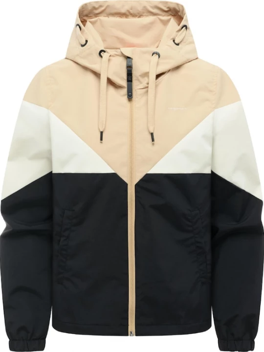 Foto van product Ragwear Functionele jas 'Rochele' beige / zwart / wit