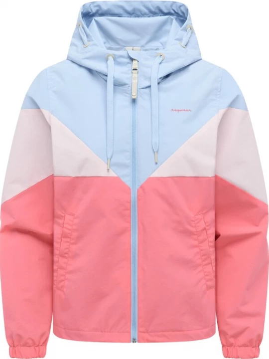 Foto van product Ragwear Functionele jas 'Rochele' lichtblauw / rosa / framboos