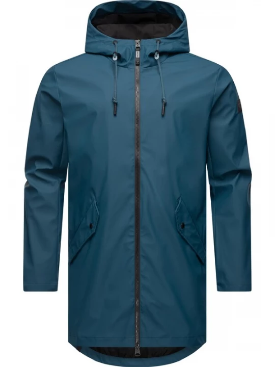 Foto van product Ragwear Functionele jas 'Sanwoy' cyaan blauw / zwart