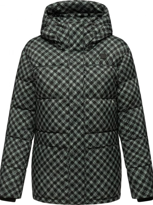 Foto van product Ragwear Functionele jas 'Wikesh' groen / pastelgroen / zwart