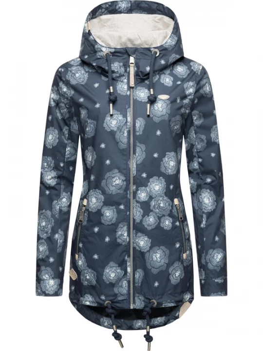 Foto van product Ragwear Functionele jas 'Zuzka' navy / pastelblauw / natuurwit