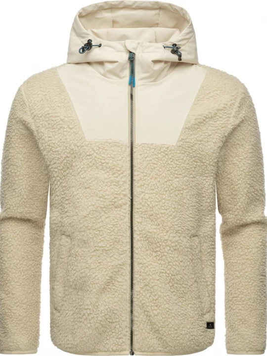 Foto van product Ragwear Funktionele fleece-jas 'Adar' crème / lichtbeige