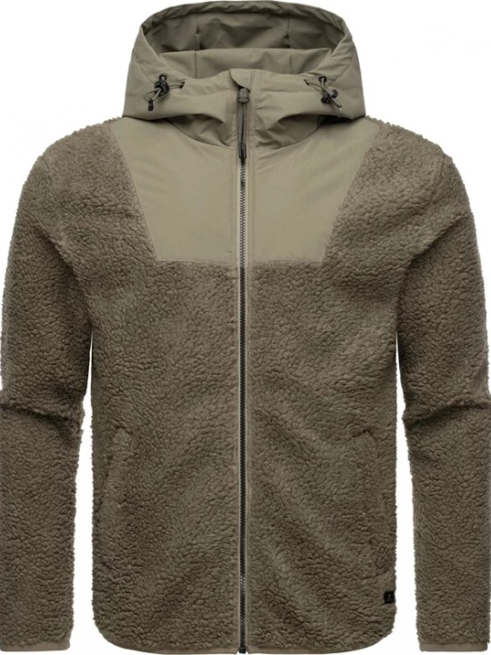 Foto van product Ragwear Funktionele fleece-jas 'Adar' kaki / olijfgroen