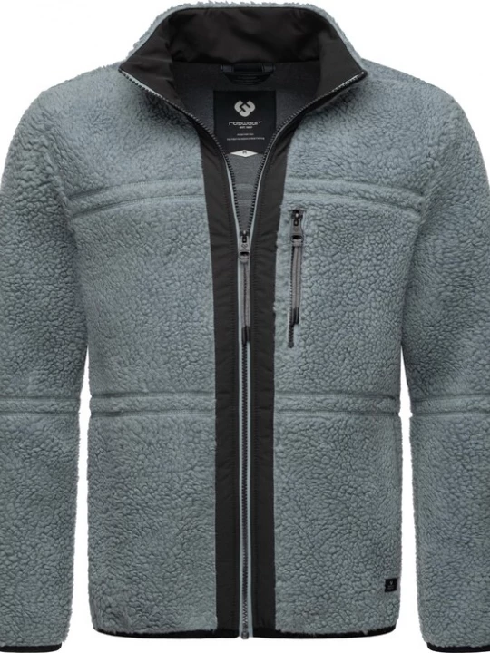 Foto van product Ragwear Funktionele fleece-jas 'Noory' basaltgrijs / zwart