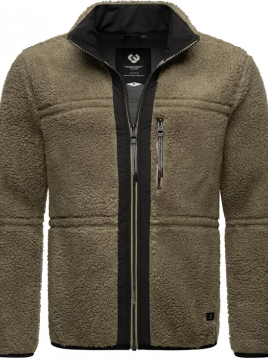 Foto van product Ragwear Funktionele fleece-jas 'Noory' bruin / zwart