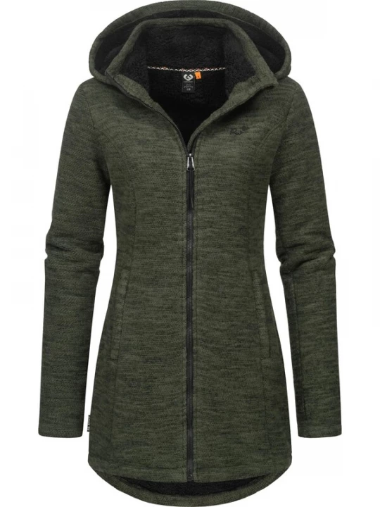 Foto van product Ragwear Gebreid vest 'Leysha' donkergroen