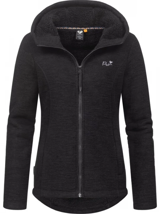 Foto van product Ragwear Gebreid vest 'Lyshka' zwart / wit