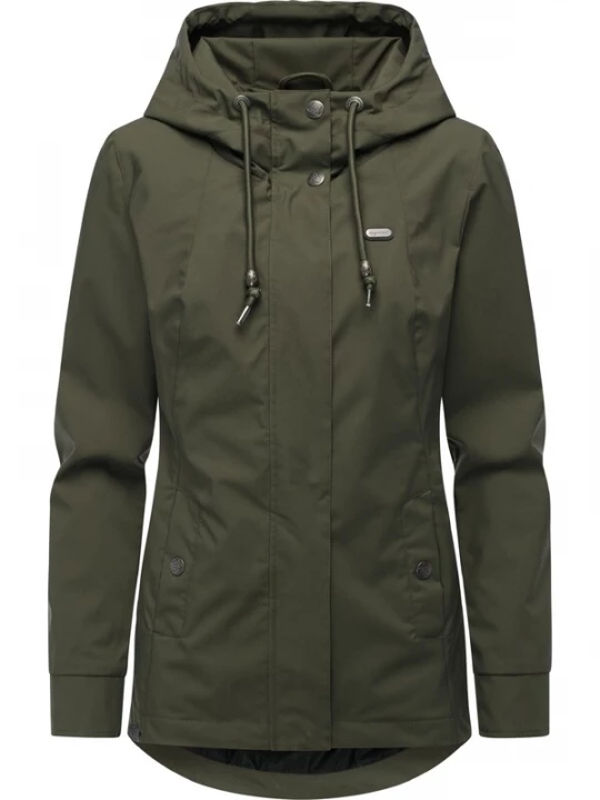 Foto van product Ragwear Plus Functionele jas 'Alvena' donkergroen