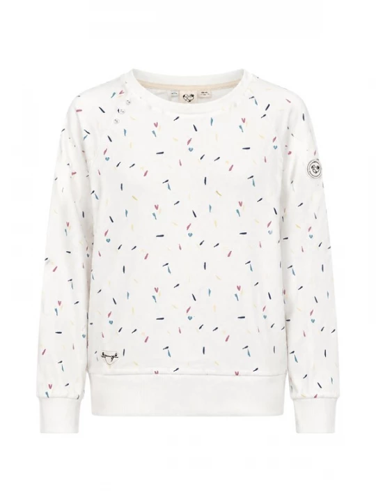 Foto van product Ragwear Sweatshirt 'Johanka Organic' blauw / lichtblauw / rosa / wit
