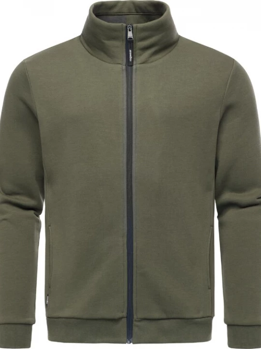 Foto van product Ragwear Sweatvest 'Jettrys' olijfgroen