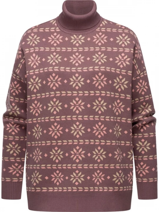 Foto van product Ragwear Trui 'Danika' pasteelgeel / rosa / pastelrood