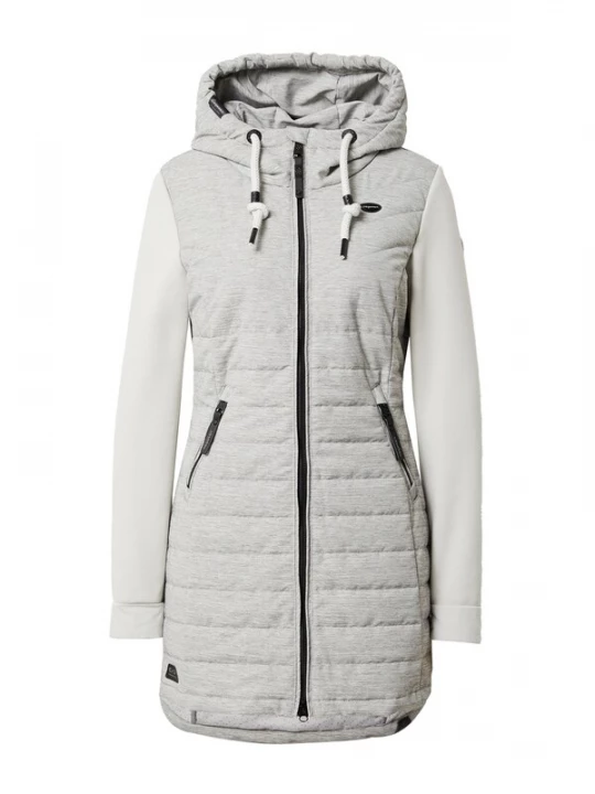 Foto van product Ragwear Tussenjas 'Lucinda' grijs gemêleerd / wit