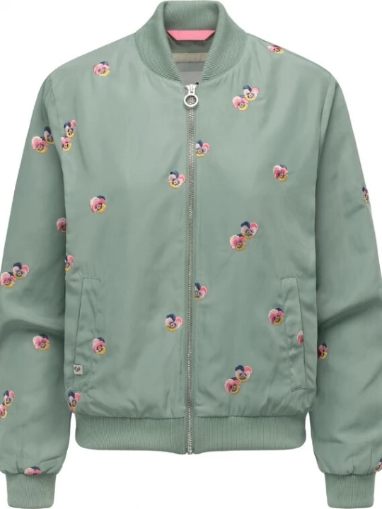 Foto van product Ragwear Tussenjas 'Lunara' saffier / goudgeel / groen / rosa