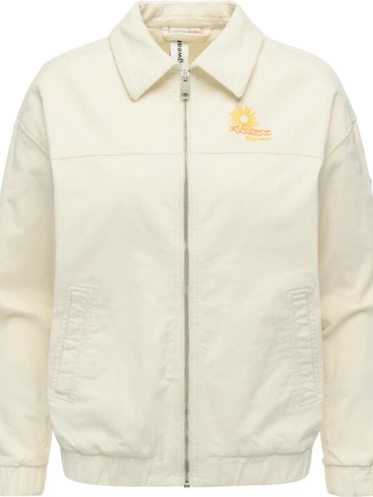 Foto van product Ragwear Tussenjas 'Melvene Cordy' geel / wit