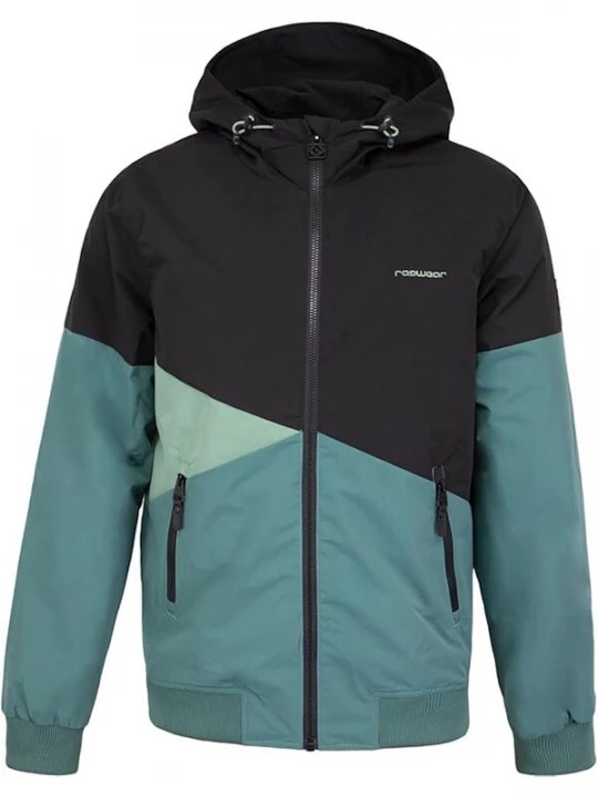 Foto van product Ragwear Tussenjas 'Renad' groen / donkergroen / zwart