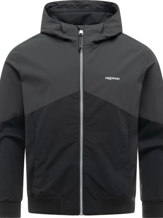 Foto van product Ragwear Tussenjas 'Sherwend' donkergrijs / zwart / wit