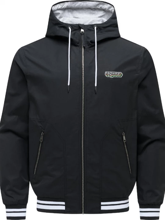 Foto van product Ragwear Tussenjas 'Stewan' zwart / wit