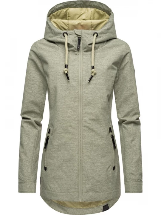 Foto van product Ragwear Tussenjas 'Zuzka' kaki / pastelgroen / zwart