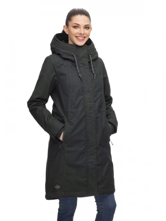 Foto van product Ragwear Tussenparka 'Declana' donkergroen