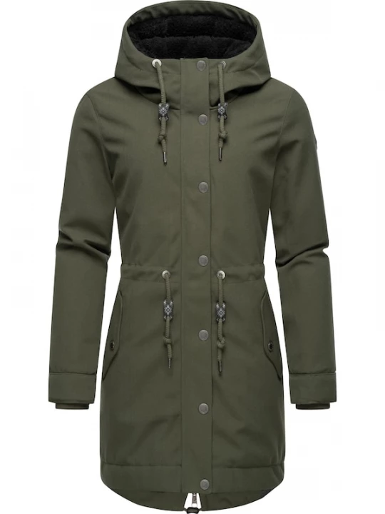 Foto van product Ragwear Winterjas 'Canny' olijfgroen