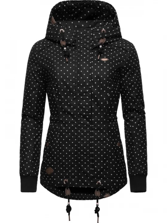 Foto van product Ragwear Winterjas 'Danka' zwart / wit
