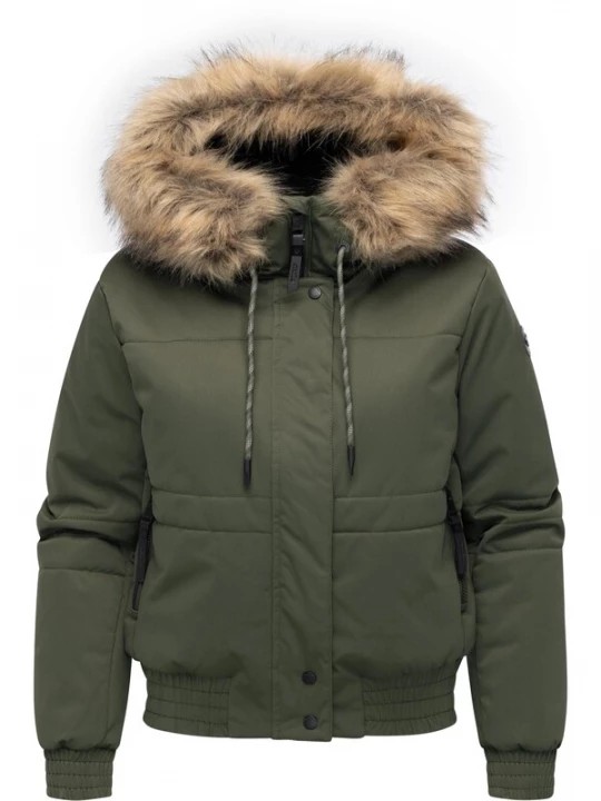 Foto van product Ragwear Winterjas 'Deluxia' olijfgroen