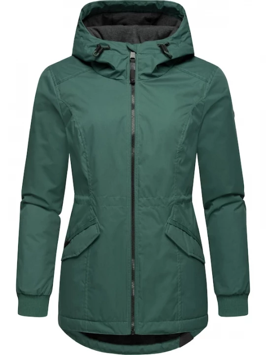 Foto van product Ragwear Winterjas 'Dowey' donkergroen