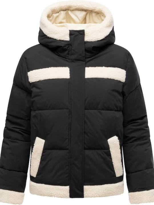 Foto van product Ragwear Winterjas 'Editah Youmodo' zwart / wolwit