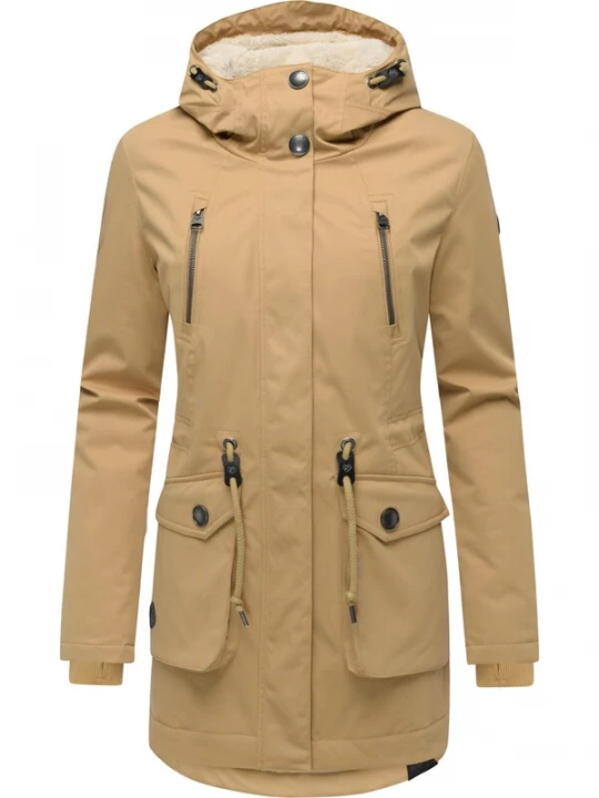 Foto van product Ragwear Winterjas 'Ellsa' camel