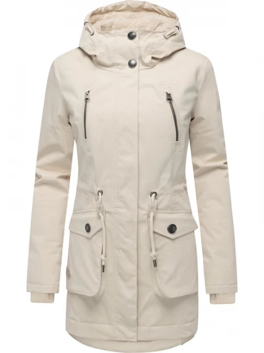 Foto van product Ragwear Winterjas 'Ellsa' ecru