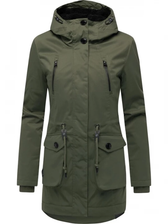 Foto van product Ragwear Winterjas 'Ellsa' kaki