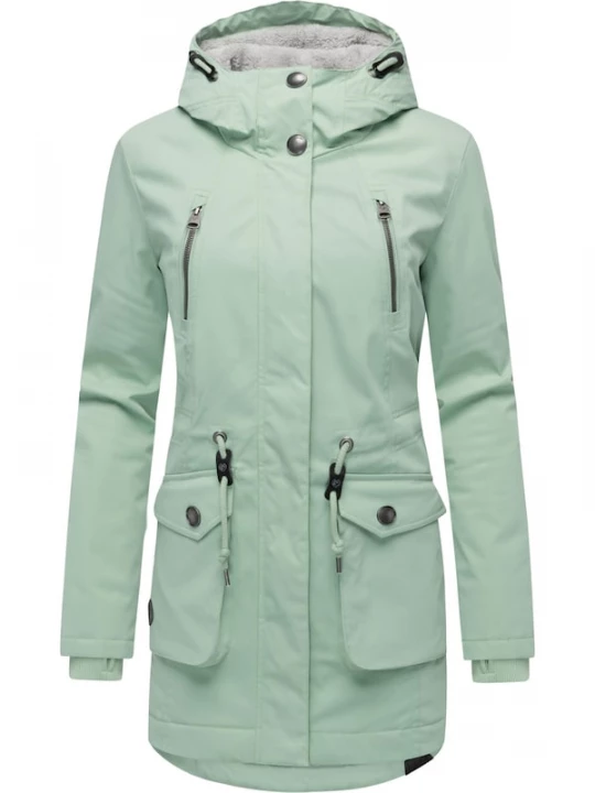 Foto van product Ragwear Winterjas 'Ellsa' mintgroen