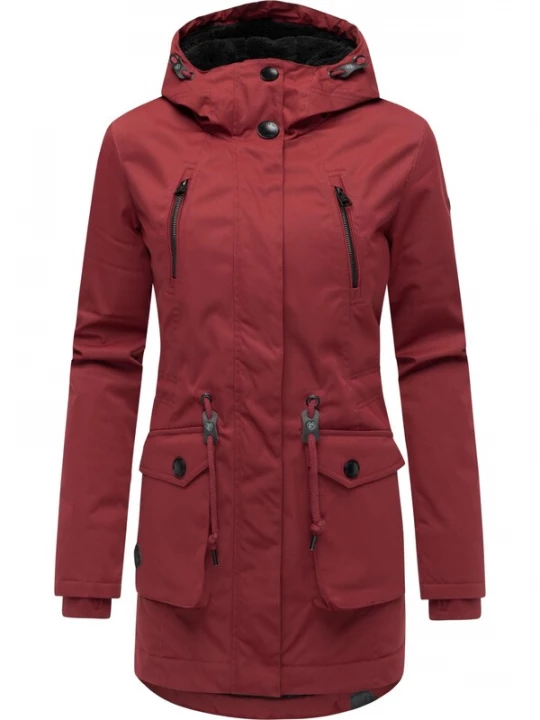 Foto van product Ragwear Winterjas 'Ellsa' vuurrood