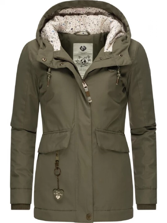 Foto van product Ragwear Winterjas 'Jazmin' olijfgroen