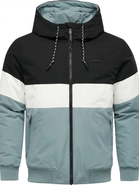 Foto van product Ragwear Winterjas 'Jinig' opaal / zwart / wit