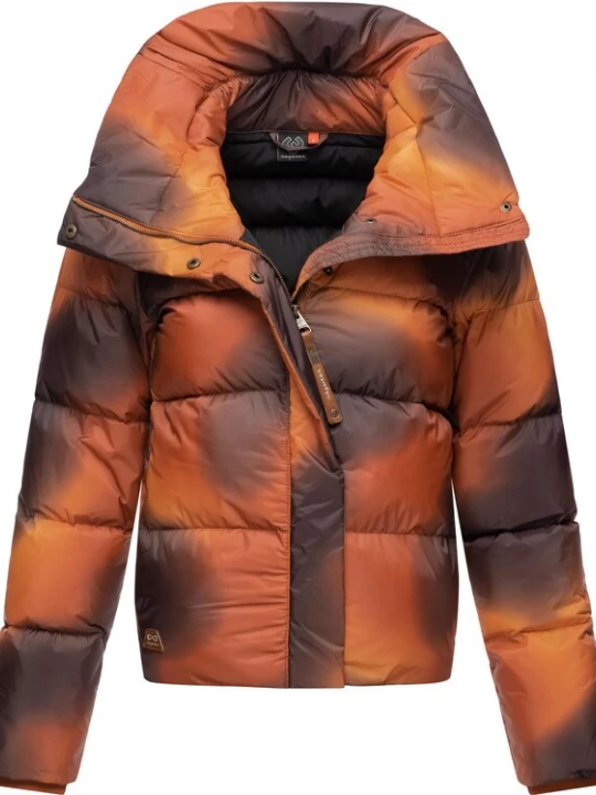 Foto van product Ragwear Winterjas 'Lunis' bruin / oranje / lichtoranje