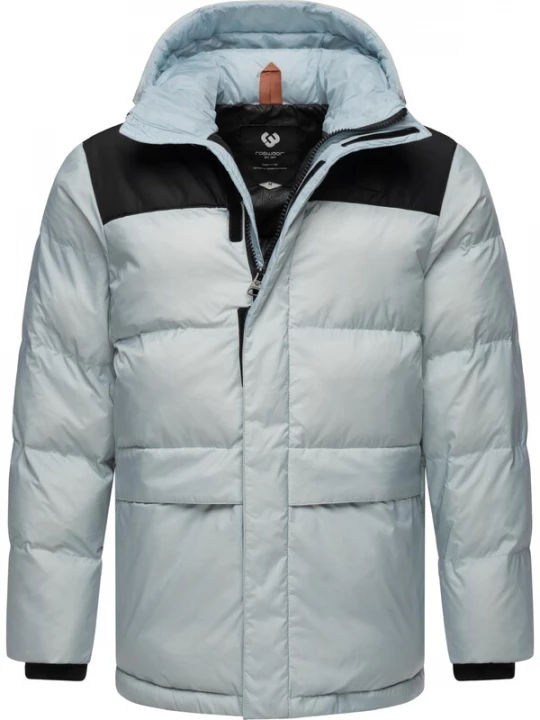 Foto van product Ragwear Winterjas 'Mikkesh' pastelblauw / zwart