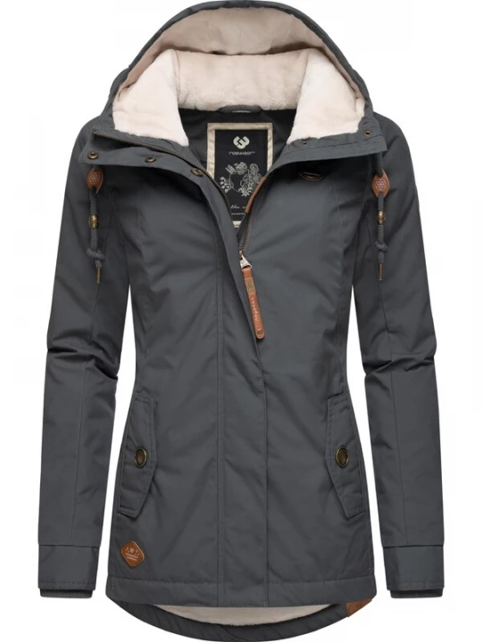 Foto van product Ragwear Winterjas 'Monade' bruin / grijs