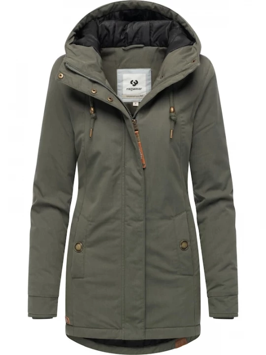 Foto van product Ragwear Winterjas 'Monadena' olijfgroen