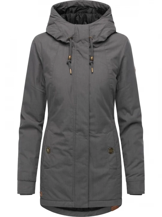 Foto van product Ragwear Winterjas 'Monadena' stone grey