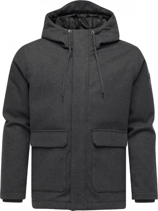 Foto van product Ragwear Winterjas 'Mr Them Felt Youmodo' donkergrijs