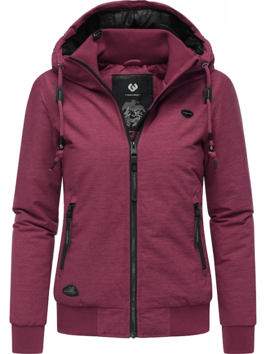 Foto van product Ragwear Winterjas 'Nuggie' wijnrood